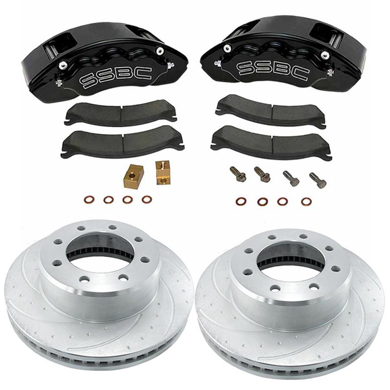 SSBC-USA V6 Barbarian Direct Fit Front Caliper Upgrade Kit for 05-12 Ford F-250 and F-350