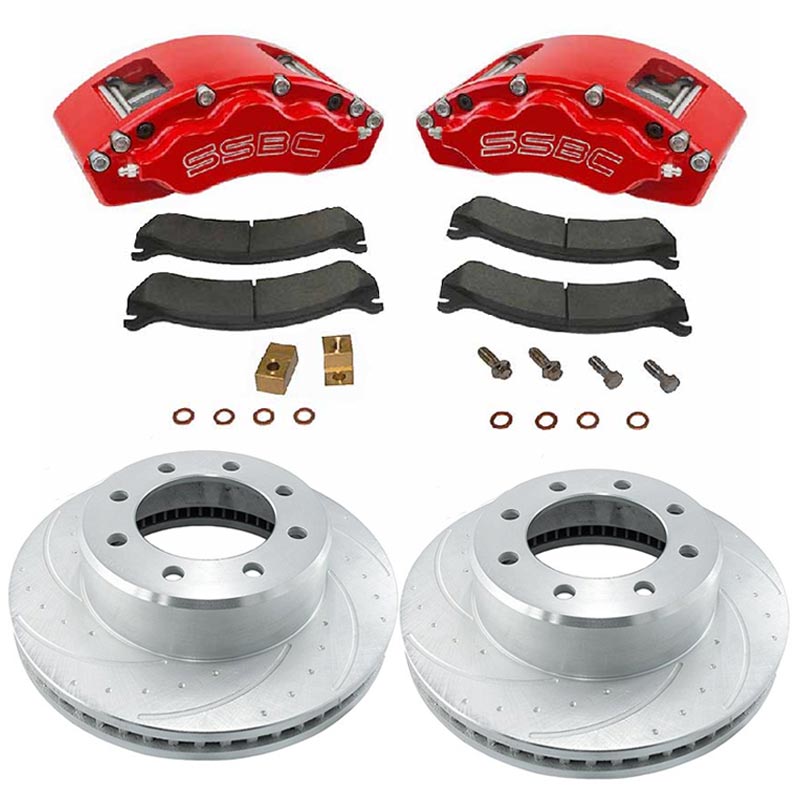 SSBC-USA V6 Barbarian Direct Fit Front Caliper Upgrade Kit for 05-12 Ford F-250 and F-350