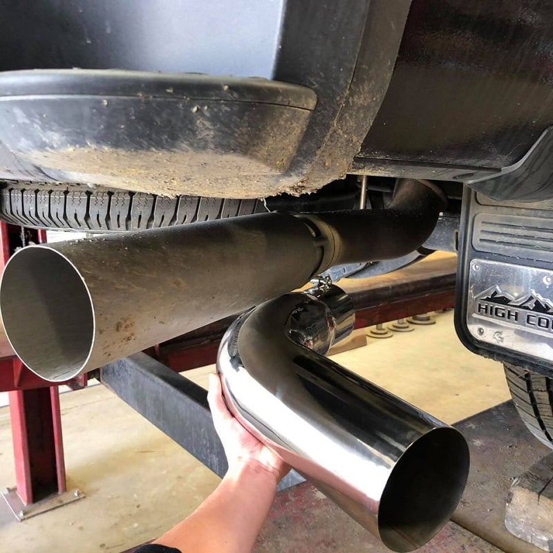 Mel's Manufacturing Vented Turn Out Tip 304 Polished Stainless for 07.5-22 GM 6.6L Duramax