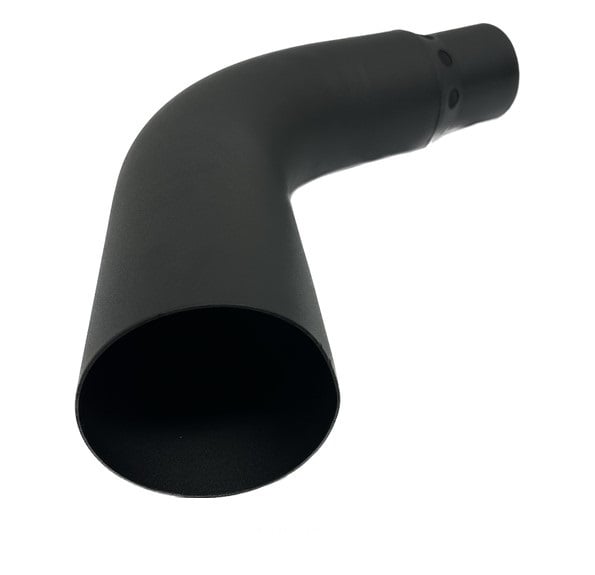 Mel's Manufacturing 70 Degree Black Powder Coated Exhaust Tip for 07.5-22 GM 6.6L Duramax L5P