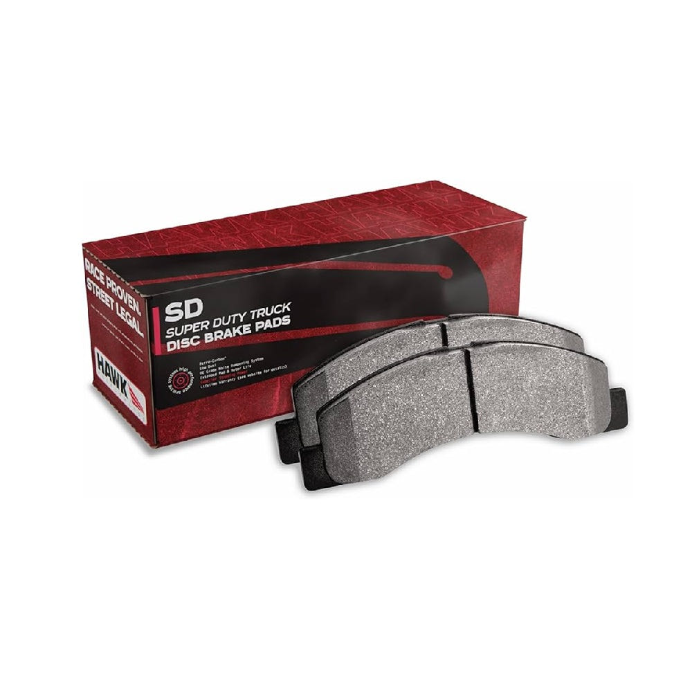 Hawk Performance Front &amp; Rear Brake Pad Set for 01-10 GM 2500HD and 3500