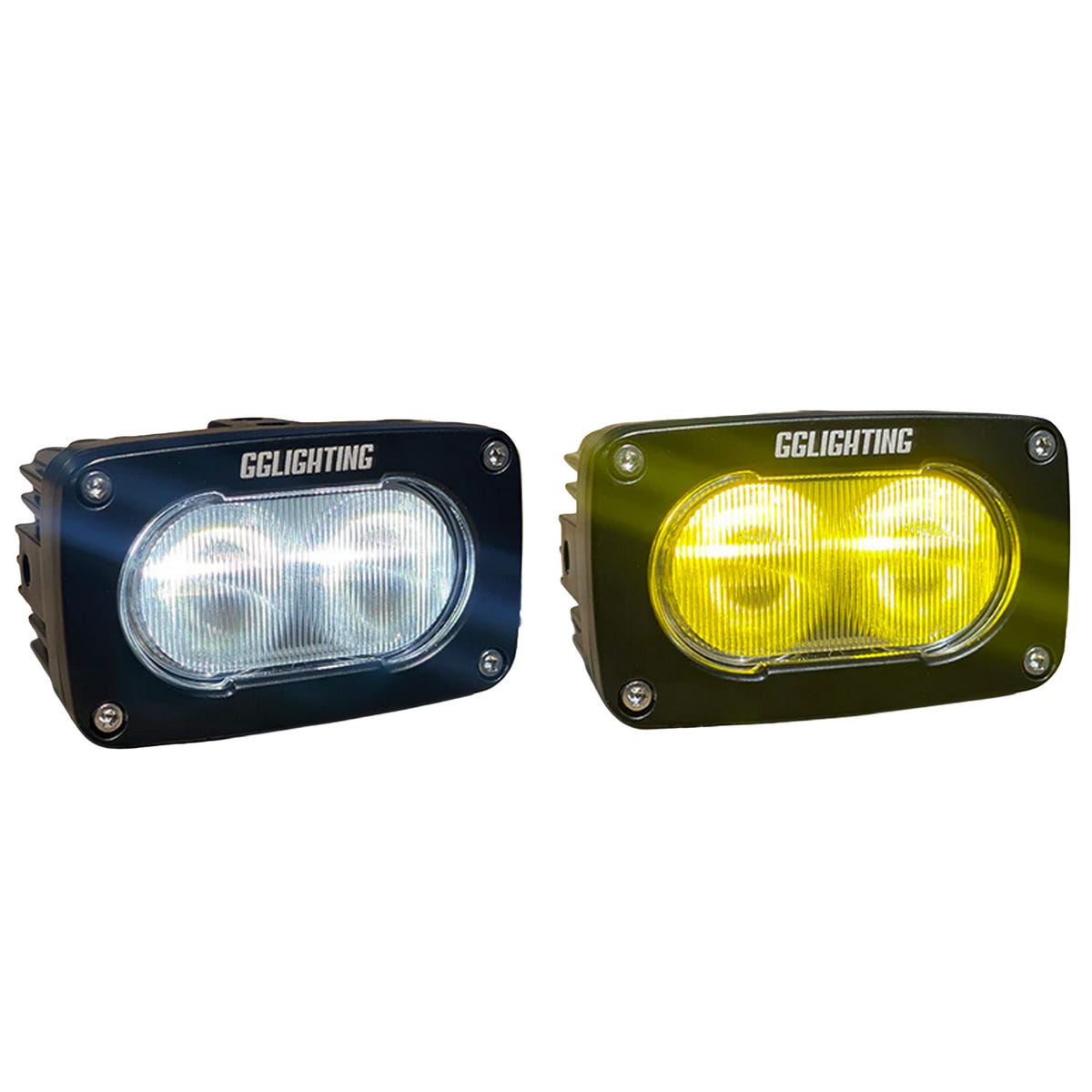 GG Lighting GP10 Offroad Dual Color LED Pod Bundle