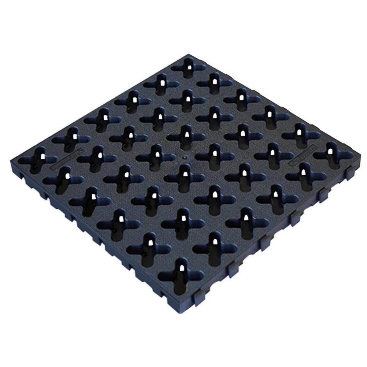 Tmat 12" x 12" Tmat Interlocking Panels Six Connectors With Drainage