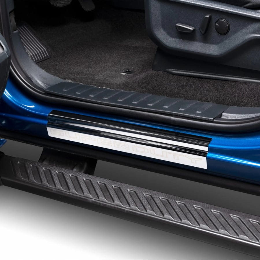 Putco Door Sill Plates color Polished or Black either 2DR or 4DR made for 23-24 Ford F-250 and F-362