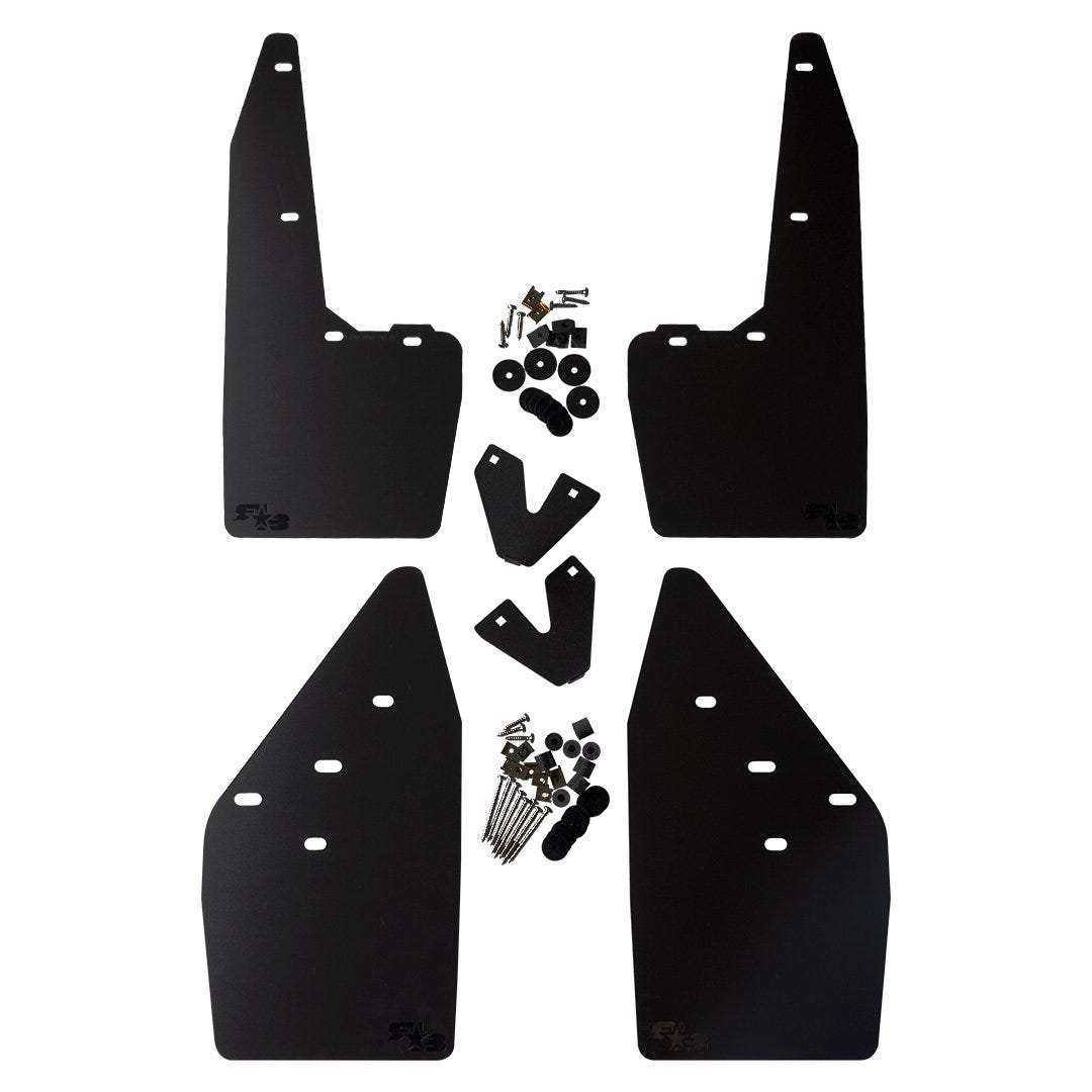 RokBlokz Black Mud Flaps Set of 4 for 03-09 Ram 2500 and 3500 SRW