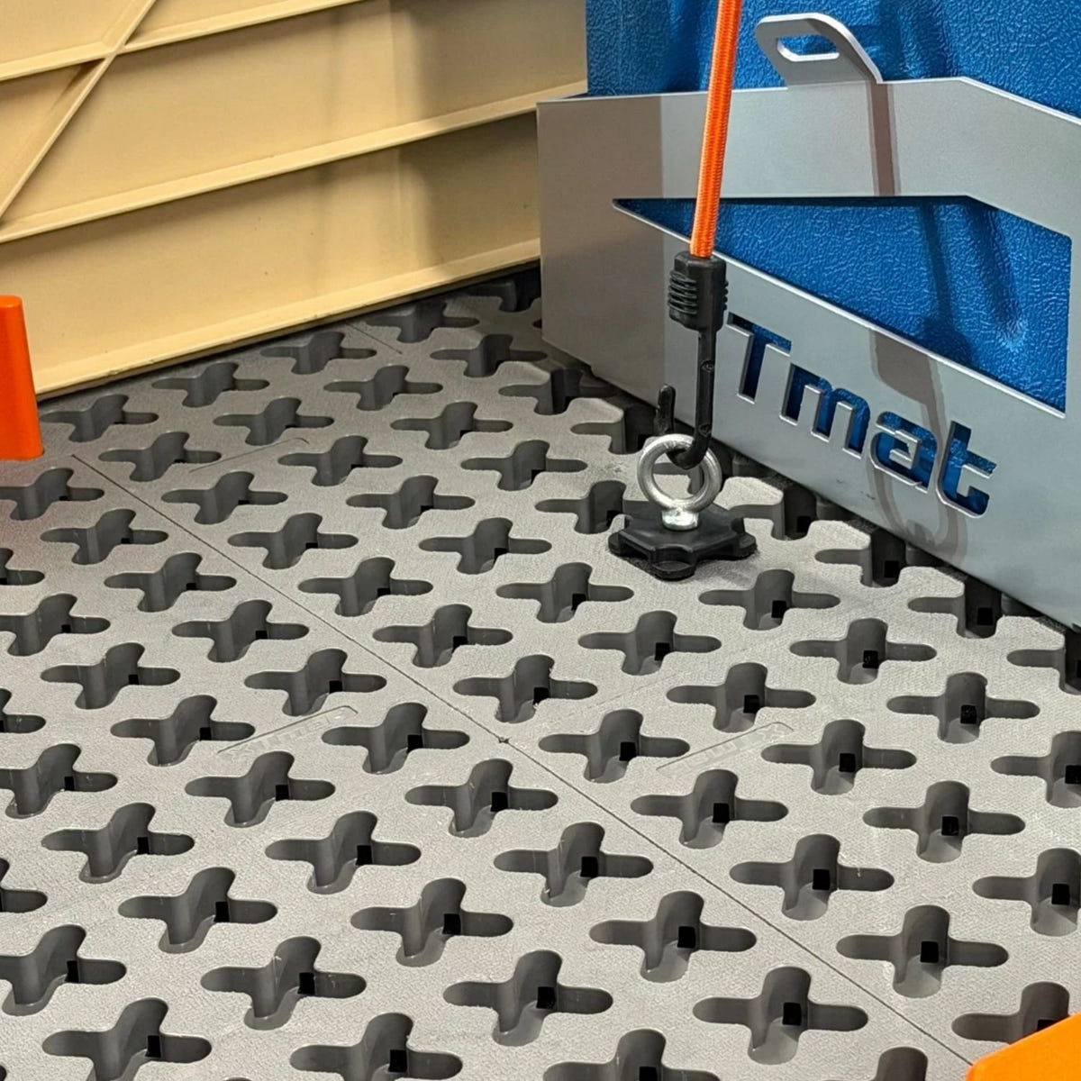 Tmat Bungee Anchors for securing coolers, tool bags, and other light cargo