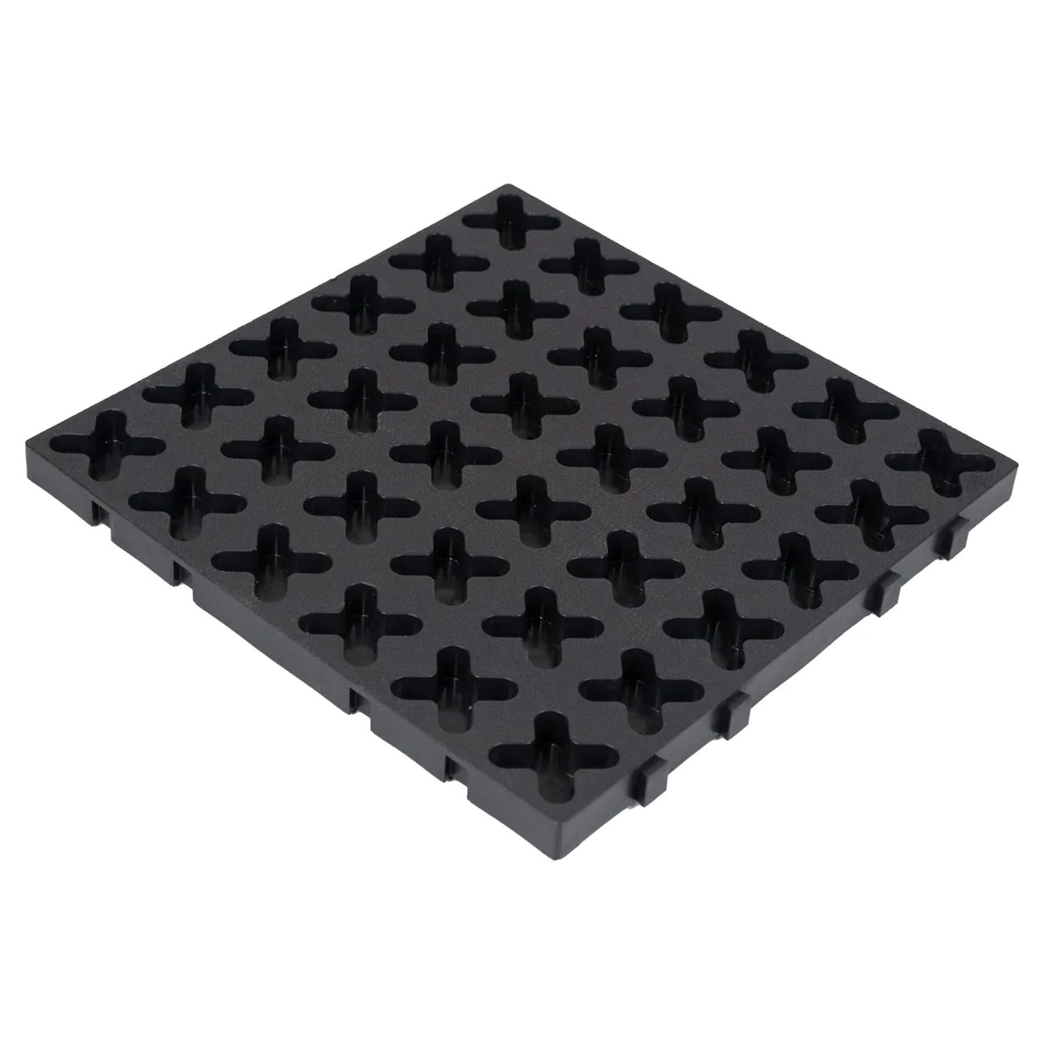 Tmat 12" x 12" Interlocking Non-Draining Panel With Four Connectors