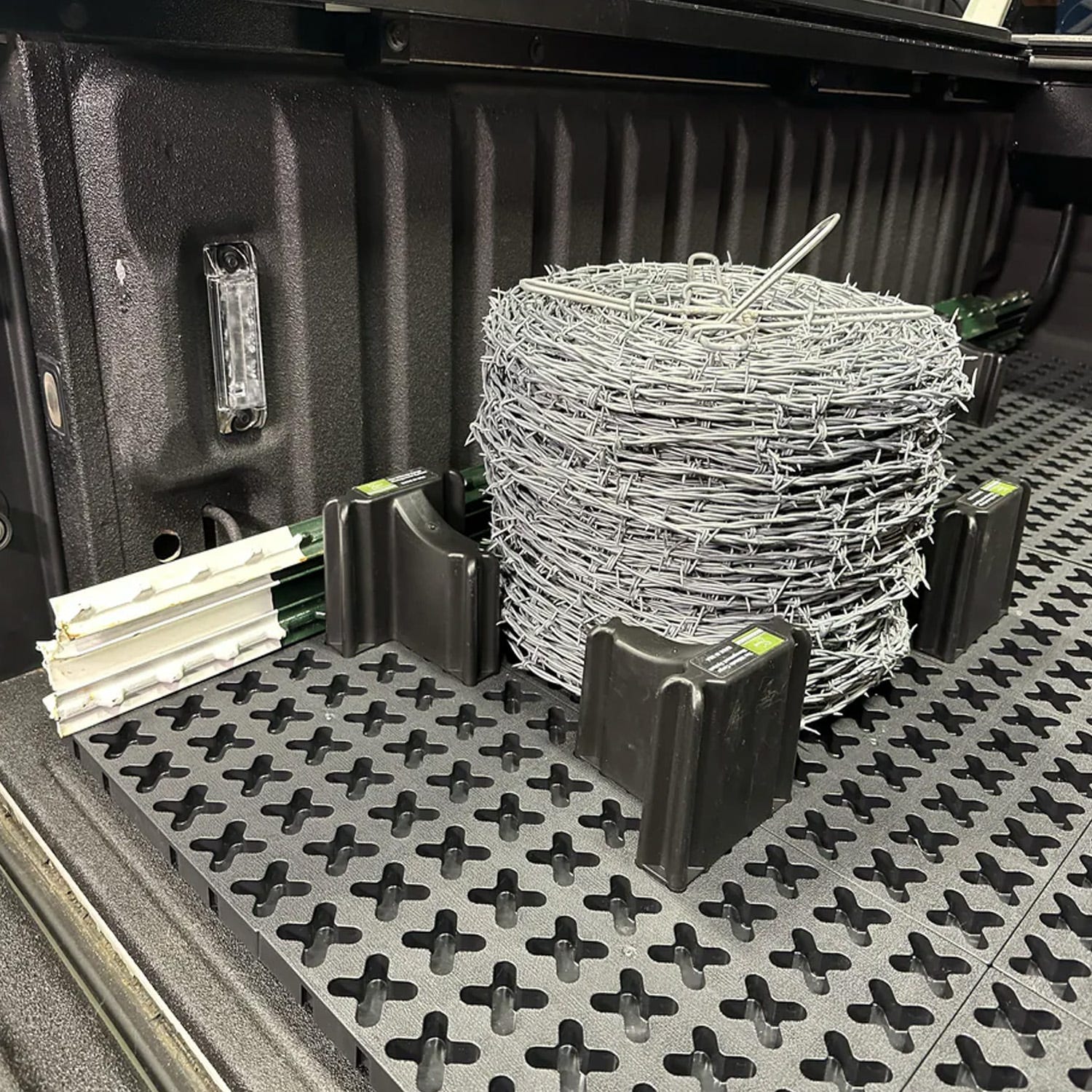 Tmat 12" x 12" Tmat Interlocking Panels Six Connectors With Drainage