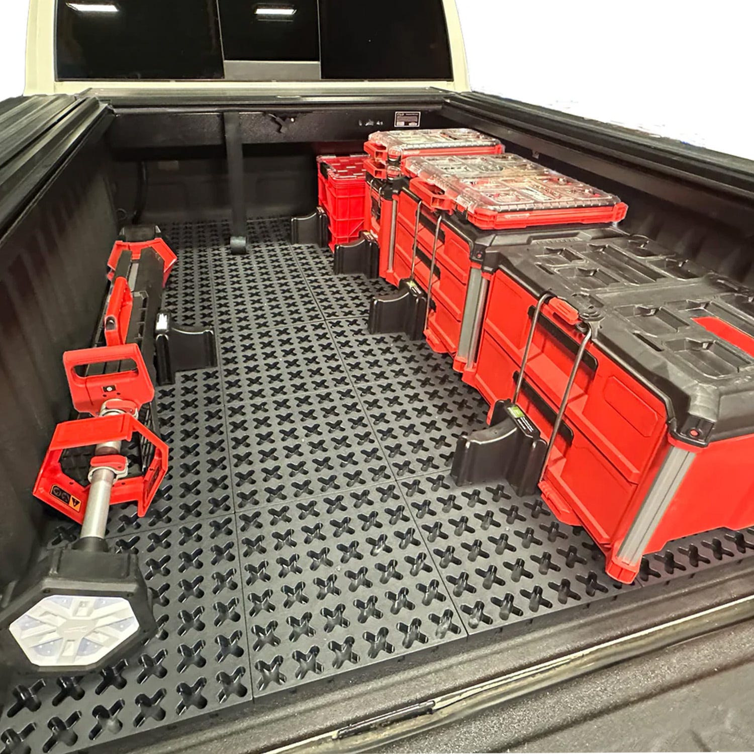 Tmat 12" x 12" Tmat Interlocking Panels Six Connectors With Drainage