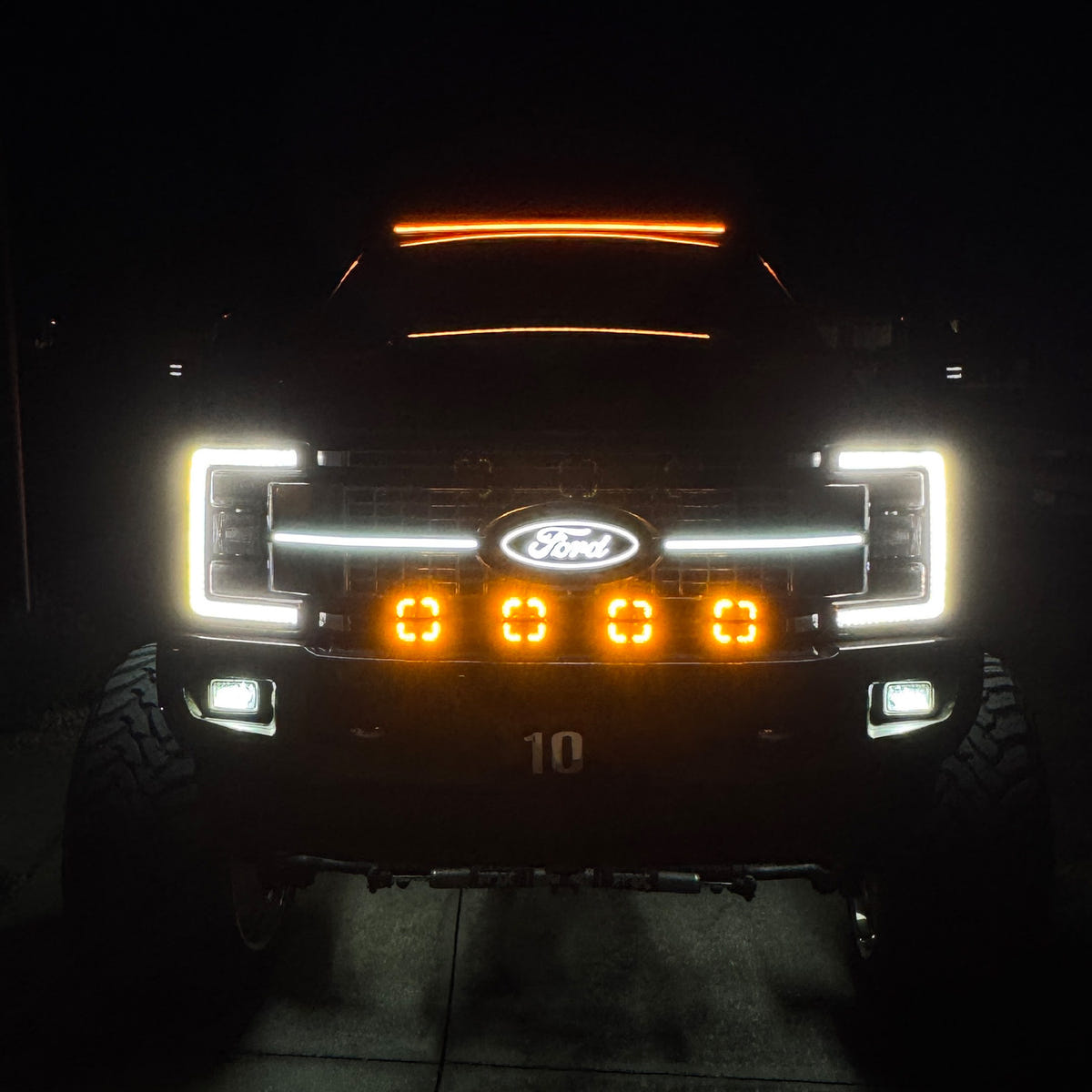 Sick Diesel Roof No Drill Clearance Light Bar