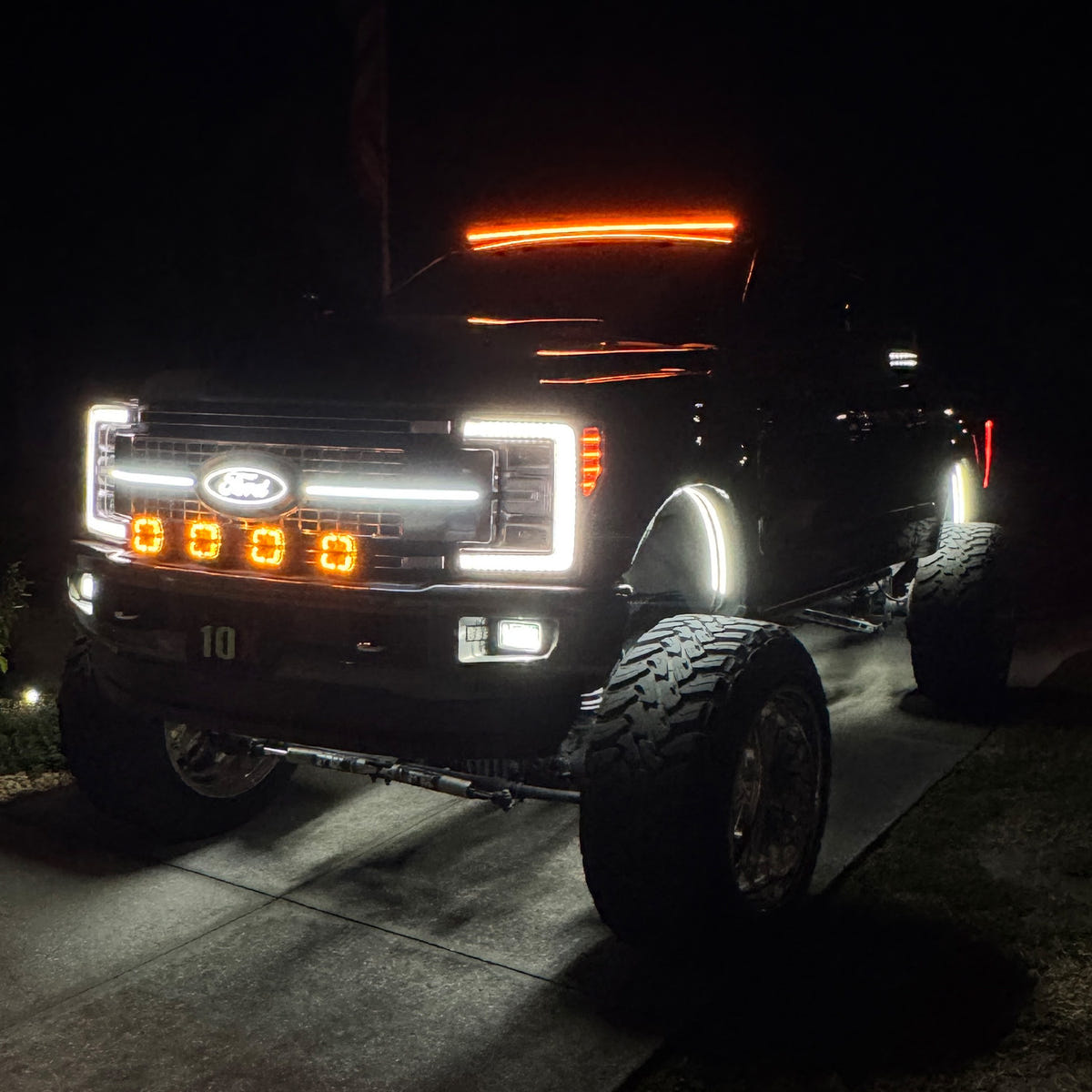 Sick Diesel Roof No Drill Clearance Light Bar