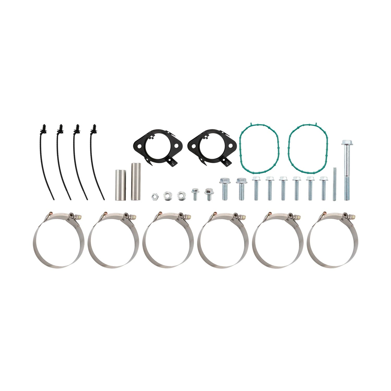 Zilla intake manifold kit components showing stainless runners