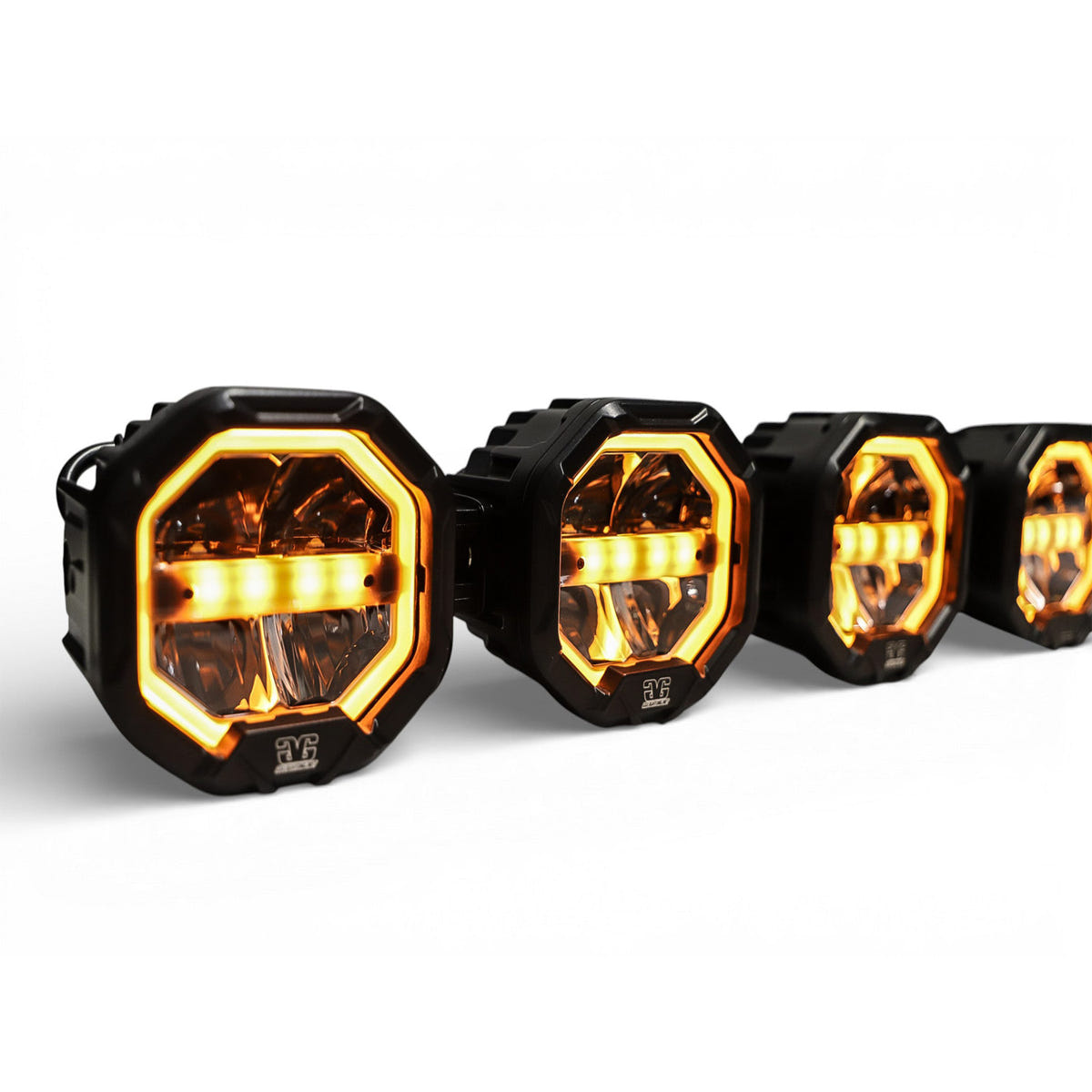 GG Lighting 6 Light U-Con Interlocking Off Road LED Light Bar