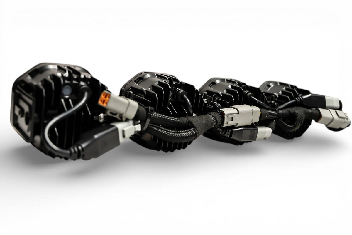 GG Lighting 4 Light U-Con Interlocking Off Road Light Bar