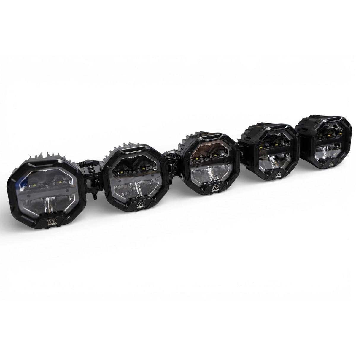 GG Lighting 5 Light U-Con Interlocking Off Road LED Light Bar