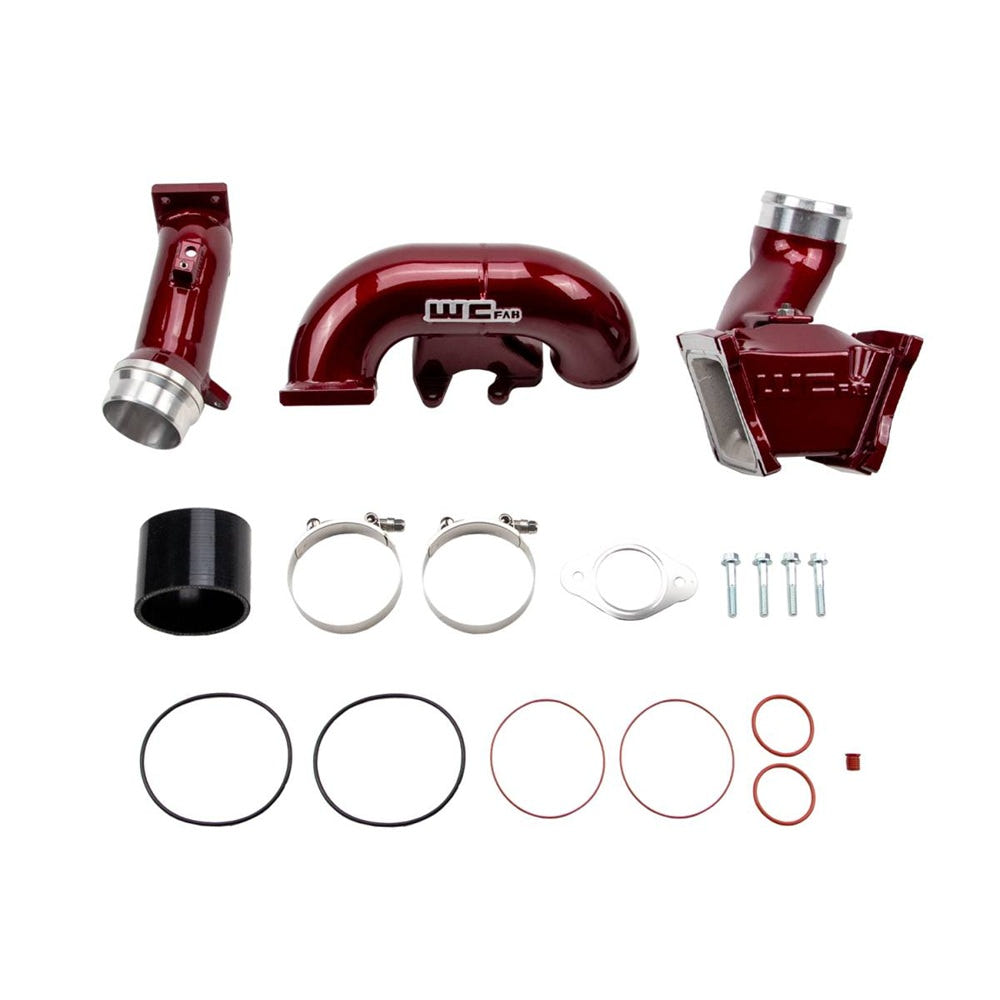 Wehrli Custom Fab High Flow 3" Y-Bridge Kit for 06-07 GM 6.6L Duramax LBZ