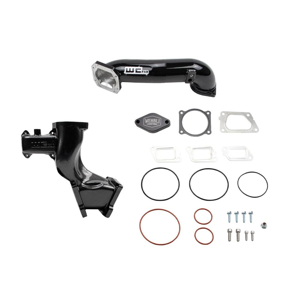 Wehrli Custom Fab Y-Bridge Kit for 11-16 GM 6.6L Duramax LML