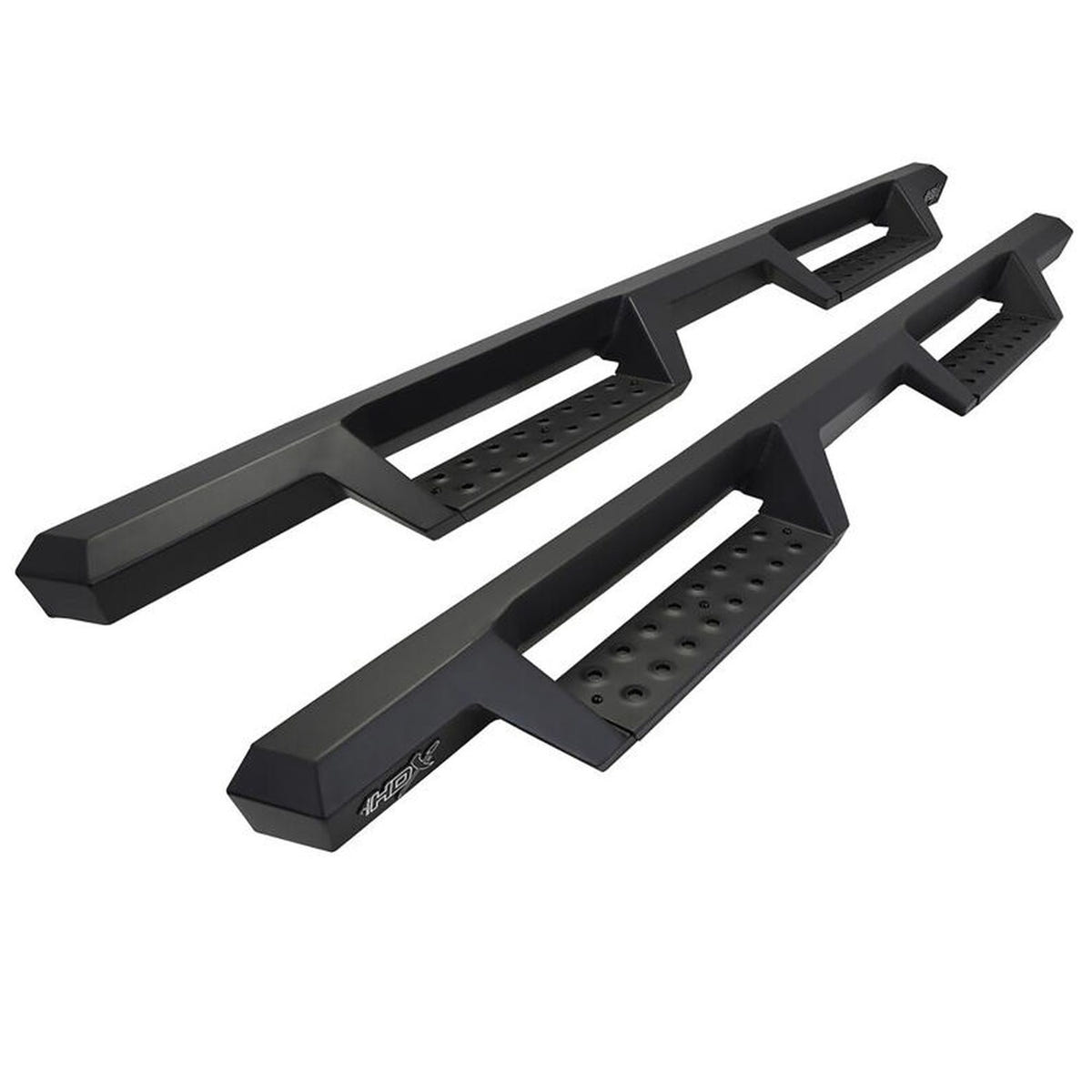 Westin HDX Drop Nerf Bars for 17-26 Ford Super Duty Crew Cab - Black and Stainless Steel