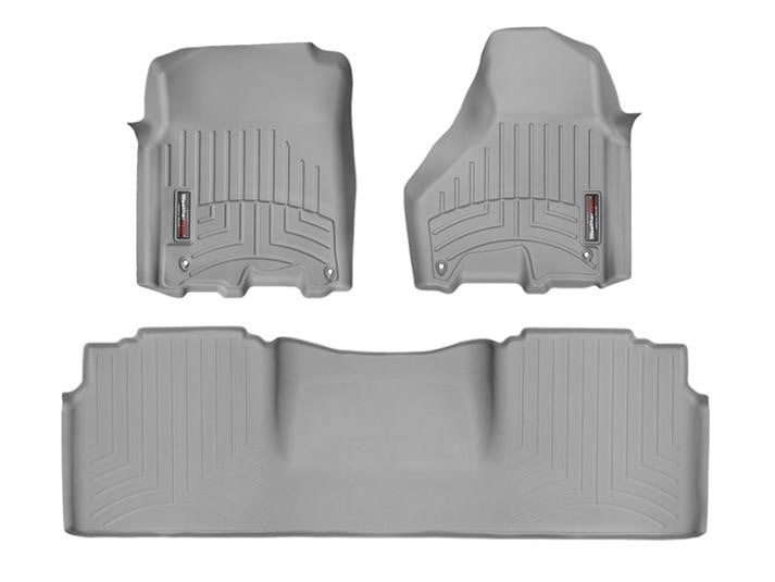 WeatherTech DigitalFit Floor Liner Set w and 2 Piece Front for 12-18 Dodge Ram Mega Cab