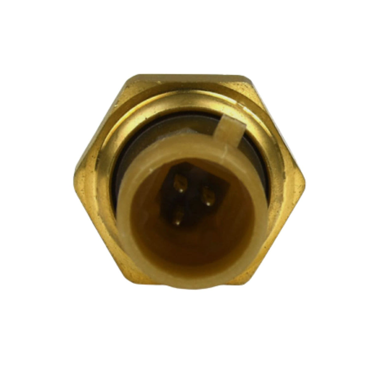 Close-up of XDP XD1035 EBP sensor showing threaded pressure fitting and hexagonal mounting base