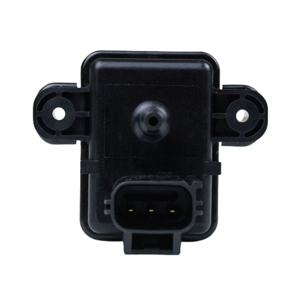 Close-up of XDP XD1045 manifold pressure sensor with mounting tabs and pressure hose connection