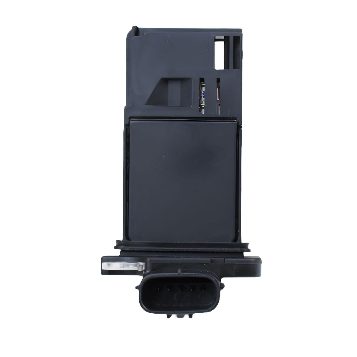 Close-up of XDP XD1054 MAF sensor with black plastic housing and electrical connector
