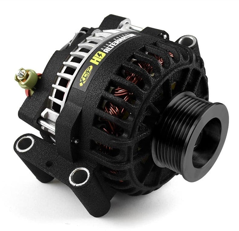 XDP XD348 Wrinkle Black HD High Output Alternator for 03-05 Ford 6.0L Powerstroke