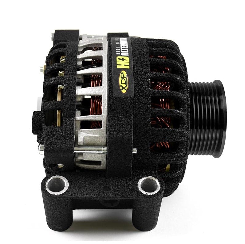 XDP XD349 Wrinkle Black HD High Output Alternator for 06-07 Ford 6.0L Powerstroke