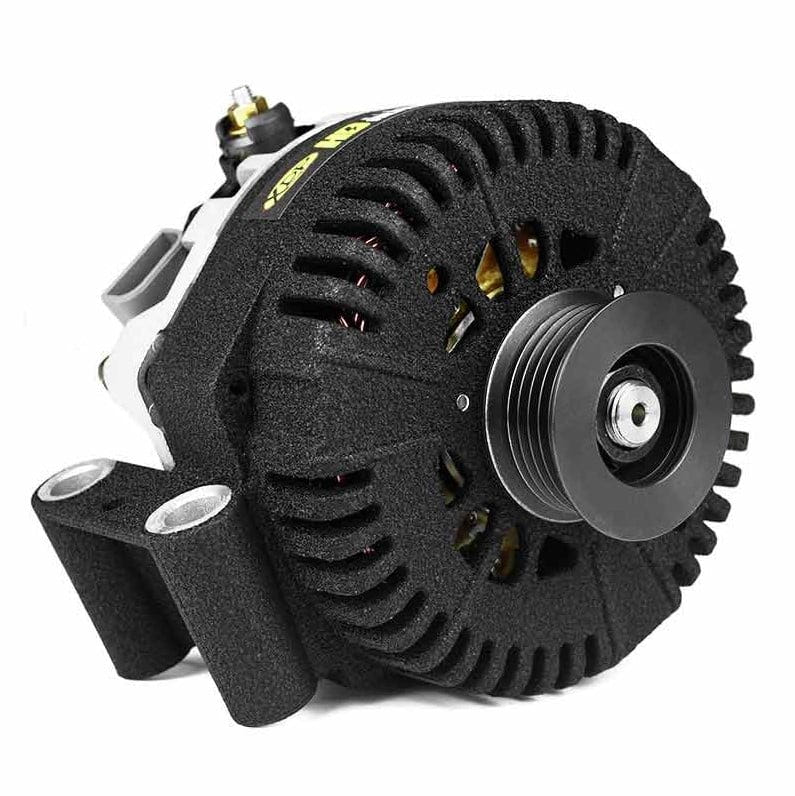 XDP XD358 Wrinkle Black HD High Output Secondary Alternator for 03-07 Ford 6.0L Powerstroke