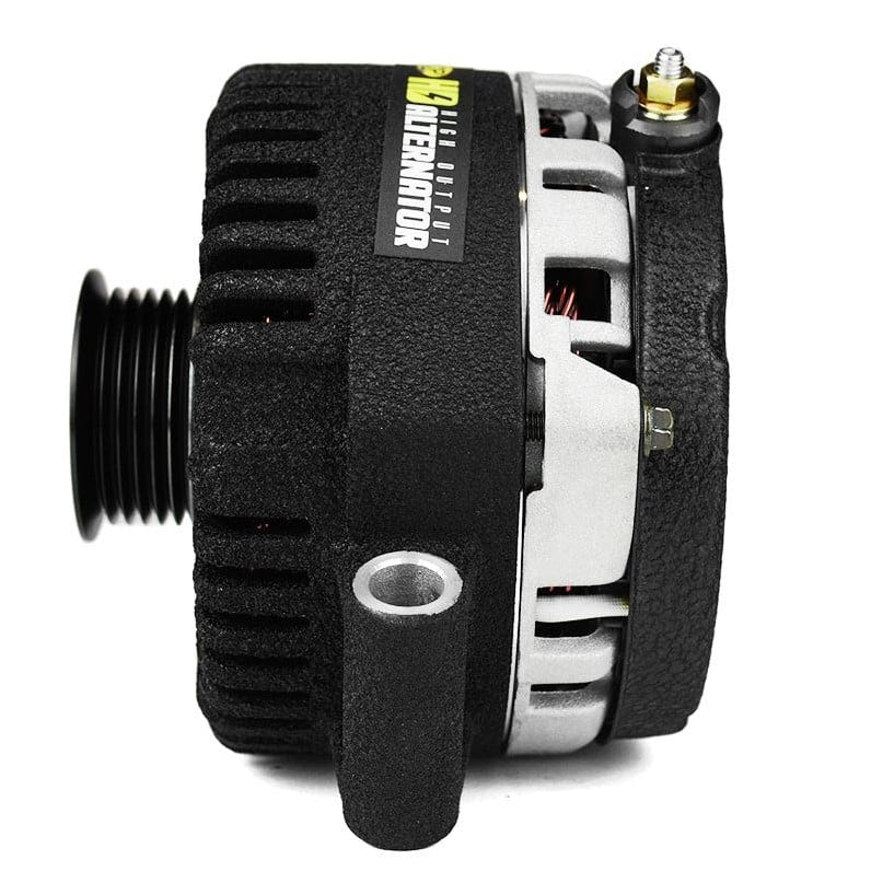 XDP XD358 Wrinkle Black HD High Output Secondary Alternator for 03-07 Ford 6.0L Powerstroke