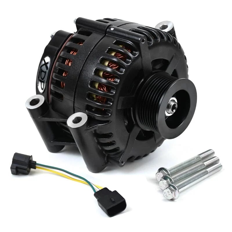 XDP XD362 Black HD High Output Alternator for 03-07 Ford 6.0L Powerstroke