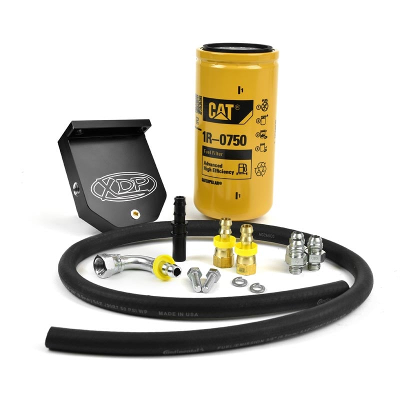 XDP XD381 CAT Fuel Filter Adapter Kit for 10-18 Ram 6.7L Cummins
