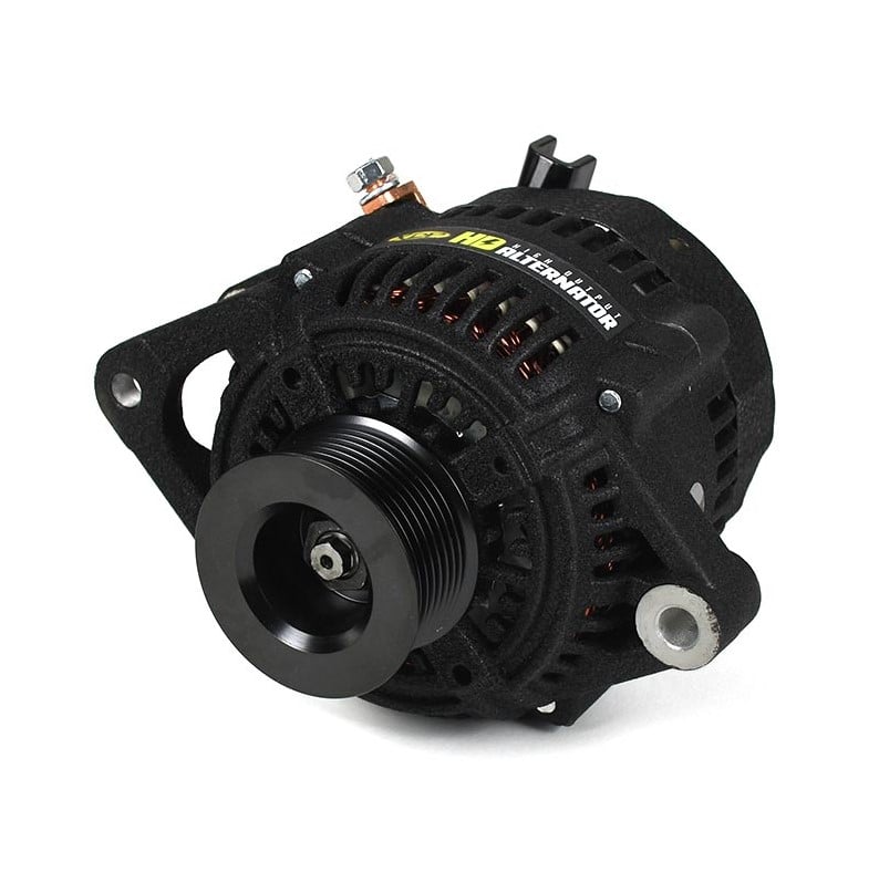 XDP XD511 Wrinkle Black HD High Output Alternator for 99-02 Dodge Ram 5.9L Cummins