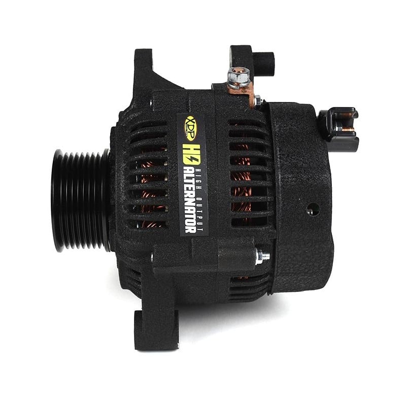 XDP XD511 Wrinkle Black HD High Output Alternator for 99-02 Dodge Ram 5.9L Cummins