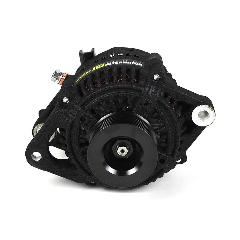 XDP XD511 Wrinkle Black HD High Output Alternator for 99-02 Dodge Ram 5.9L Cummins