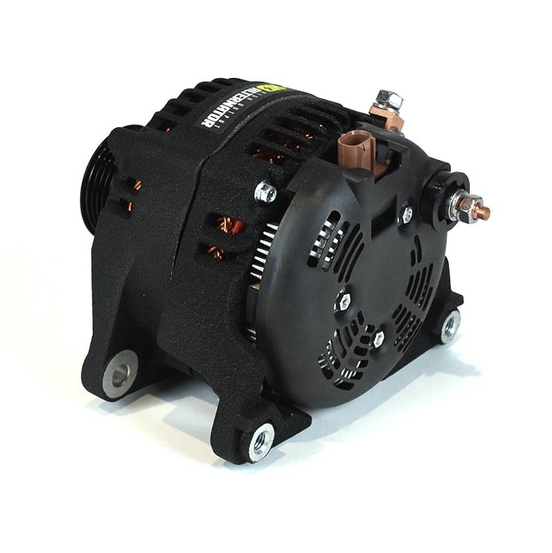 XDP XD512 Wrinkle Black HD High Output Alternator for 03-07 Dodge Ram 5.9L Cummins