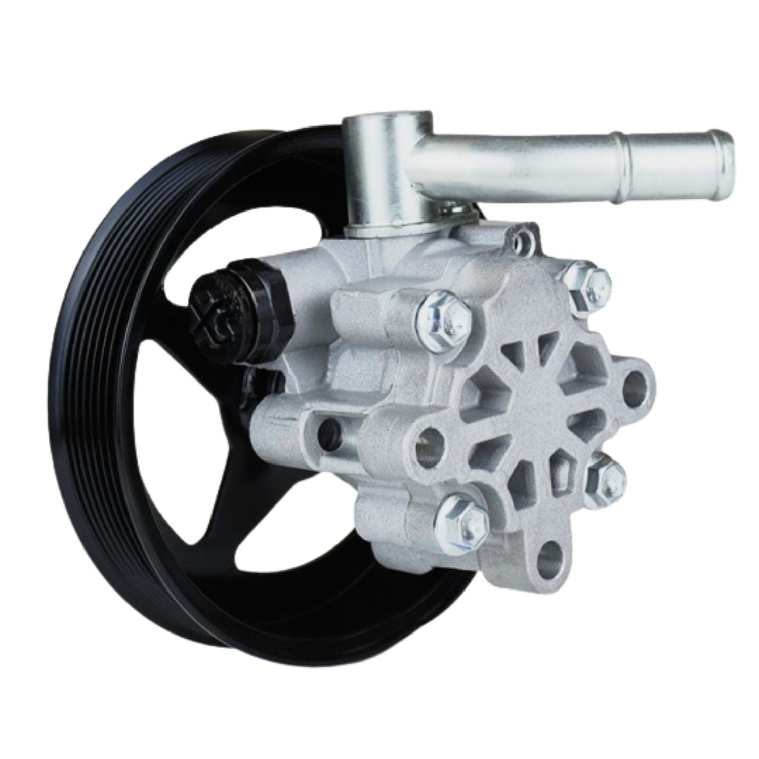 Direct replacement steering pump with pulley for 2020-2024 Ram truck ensures smooth handling