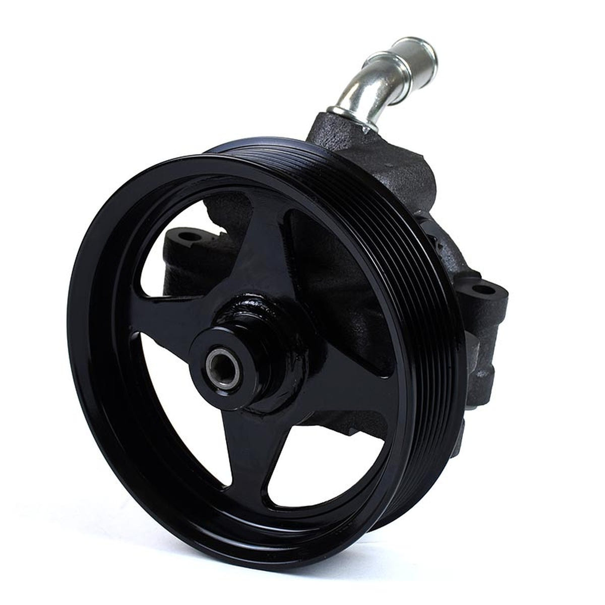 XDP Power Steering Pump with Pulley and Return Pipe 03-04 Ford 6.0L Powerstroke F-250/F-350/F-450/F-550
