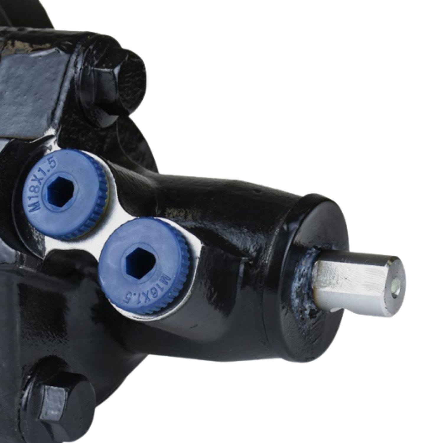 Stock plus steering gear assembly improves road feel and eliminates loose steering response