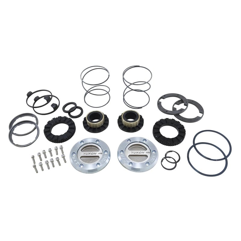 Yukon Gear &amp; Axle Dana 60 Hardcore Locking Hub Set for 89-93 Dodge W250 and 350 for 83-97 Ford F-250 and 350