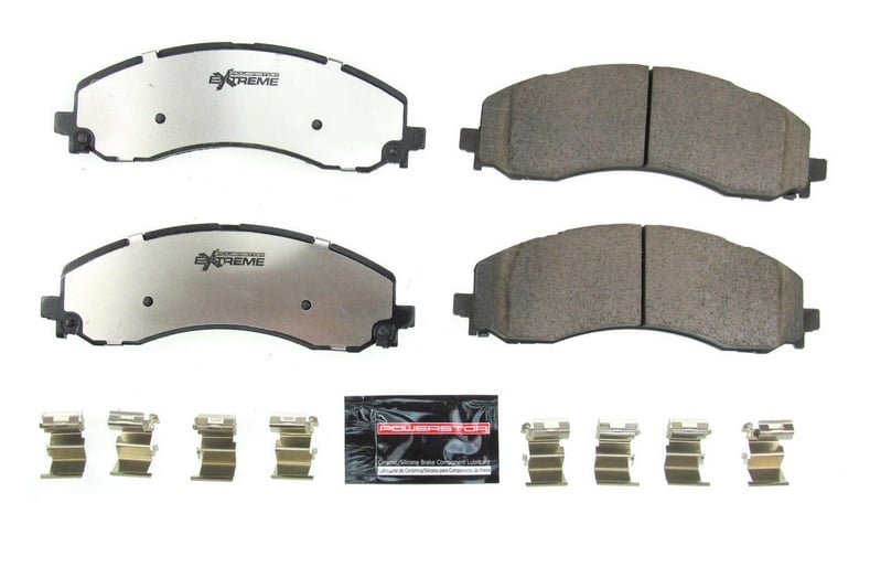 PowerStop Z36 Truck &amp; Tow Brake Pads With Hardware for 19-22 Ram 6.7L Cummins