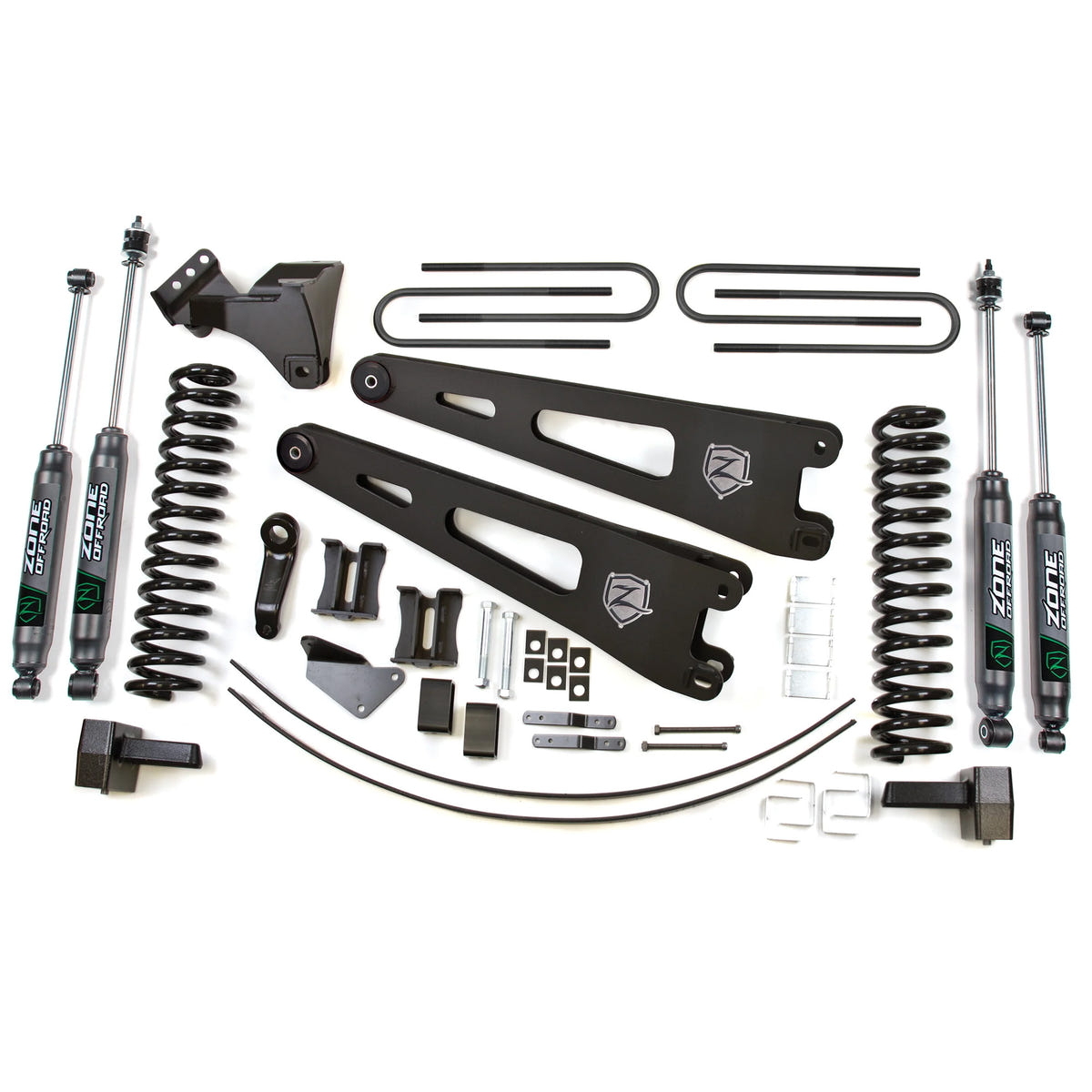 Zone Offroad 6" Radius Arm Suspension System for 05-07 Ford F-250 and F-350 SuperDuty