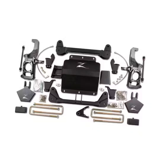 Zone Offroad 5" Torsion Bar Drop Lift Kit for 11-19 GM 2500HD and 3500