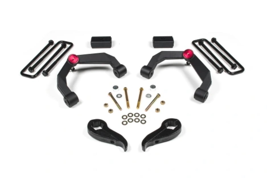 Zone Offroad 3" Adventure Series UCA Lift System for 11-19 GM 2500HD and 3500