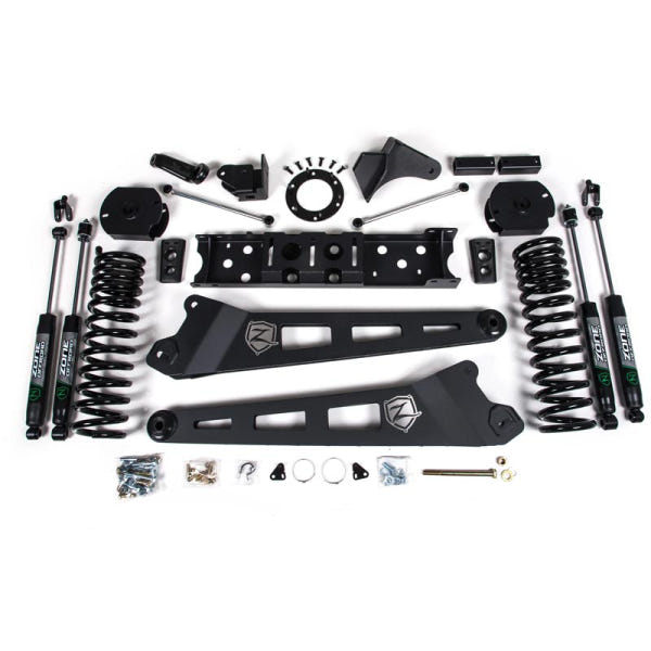 Zone Offroad 4.5" Radius Arm Lift Kit for 19-22 Ram 2500 Cummins 4WD