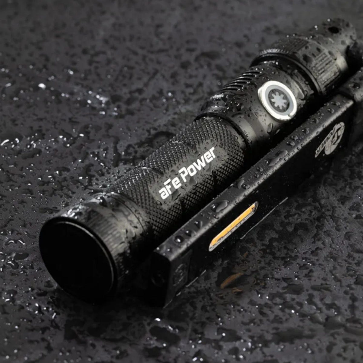 aFe Power USB-C rechargeable 1200 lumen work light with durable aluminum housing