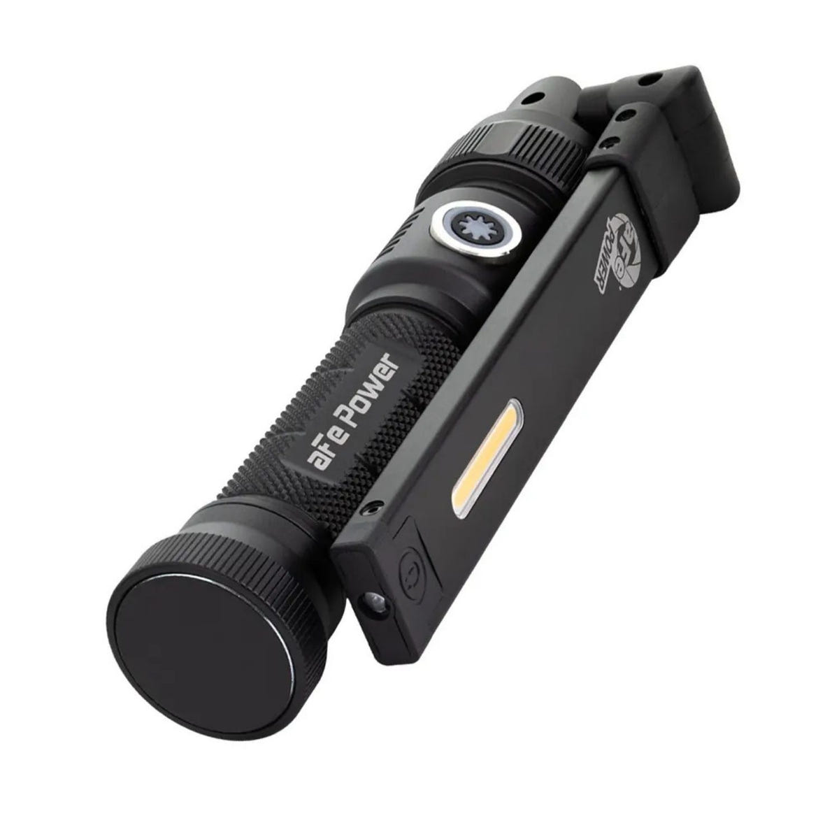 1200 lumen rechargeable folding work light for truck maintenance and garage use