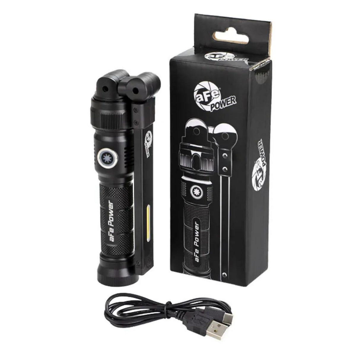 aFe Power magnetic work light with 360-degree rotating head and strong magnetic base