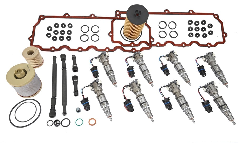 Alliant Remanufactured Fuel Injector Set With Installation Kit for for 04.5-07 Ford 6.0L Powerstroke