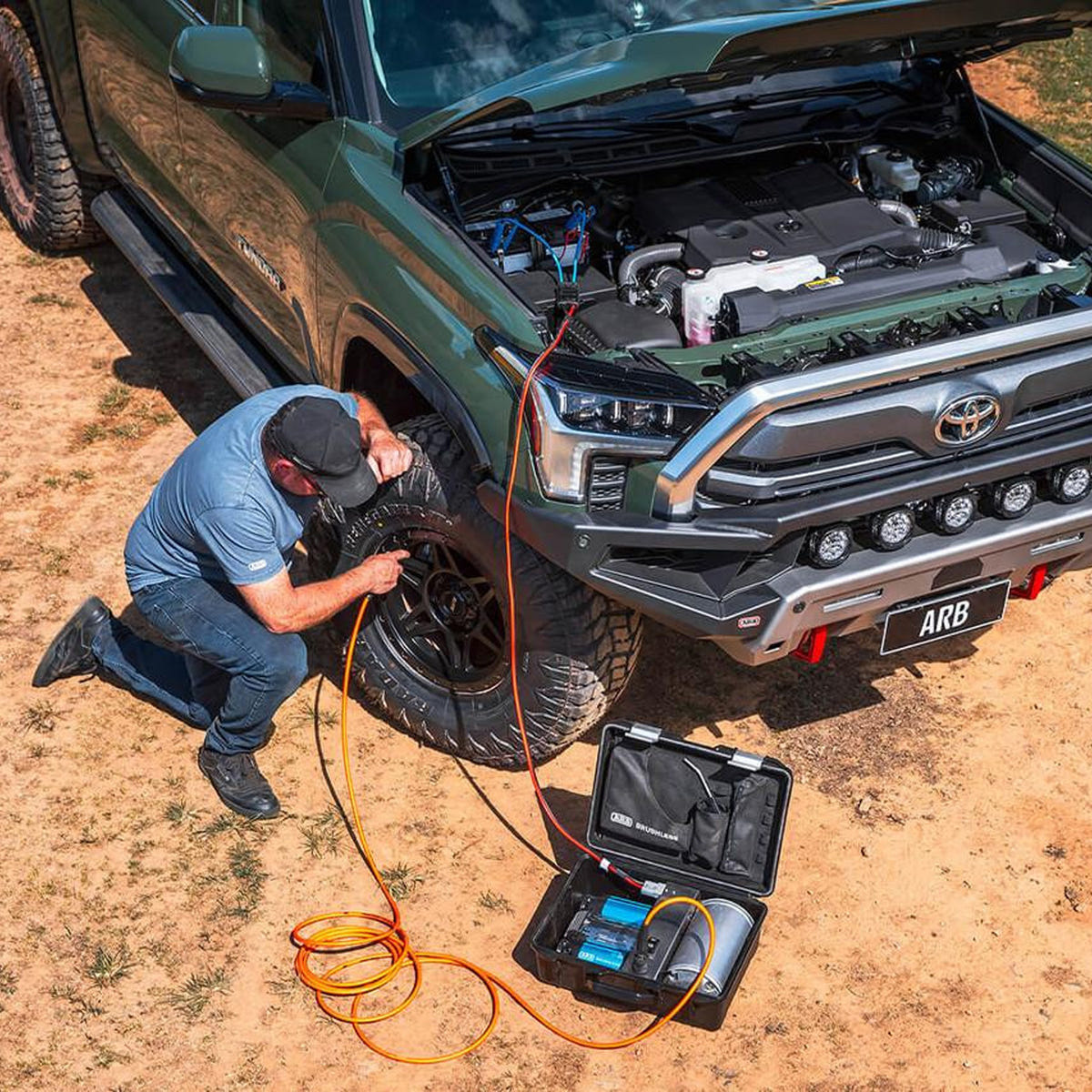 ARB Brushless Twin Motor Portable 12V Air Compressor